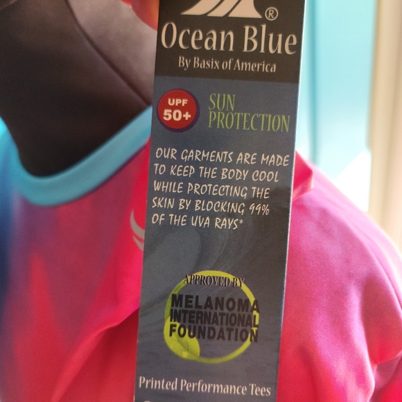 UPF Long Sleeve Protective Sun Shirt XL Tie Dyed - Picture 4 of 5